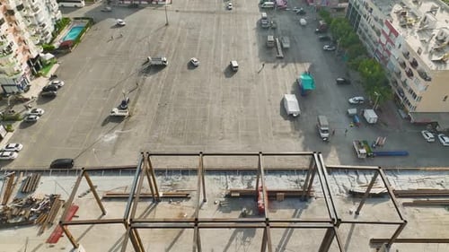 Aerial View Infrastructure Harmony Elegant Homes in a Connected World