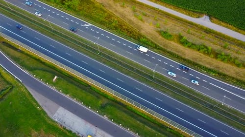 Highway, aerial view