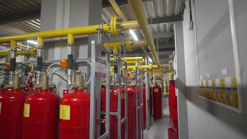 Tanks in Industrial Facility Ready for Use