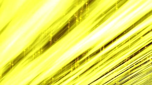 Abstract Golden Light Rays with Sparkling Particle Trails
