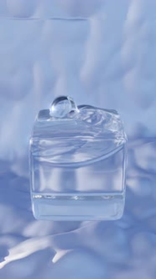 Glass Refractions Canvas Water