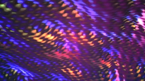 Colorful Abstract Fluid Waves Shimmering Light Background Animation
