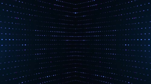 Blaue und rosafarbene Partikel
