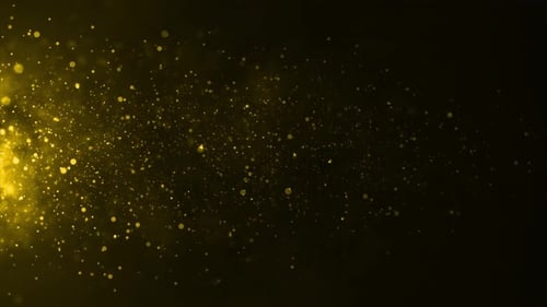 Golden Abstract Particle Background V2
