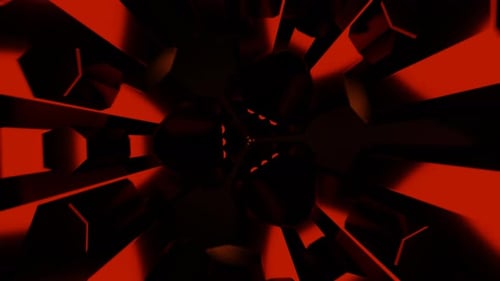 Disco's Heartbeat Pulses in a Neondrenched Background in This VJ Loop