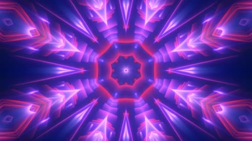 Kaleidoscopic Starburst Background