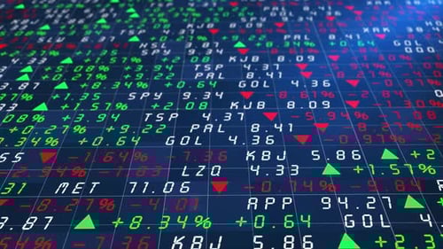 Background Of Financial Market Stock Prices And Data Graphs