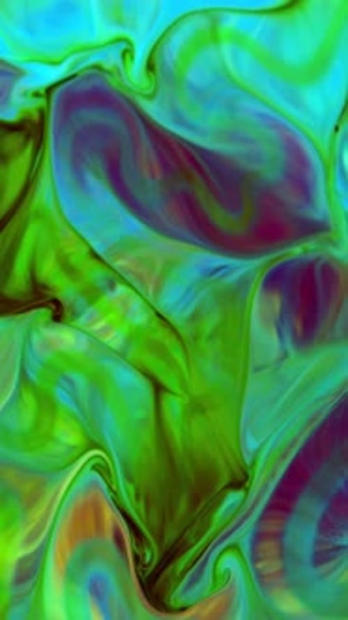 Vertical Vivid Colored Fluid Art Movement Background 145