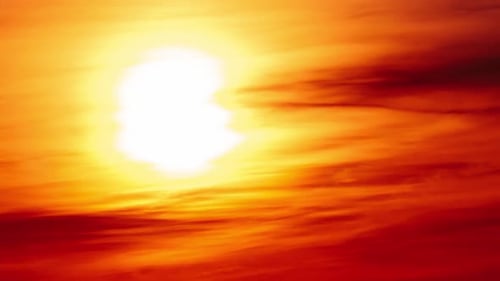 Golden Sky During Sunset