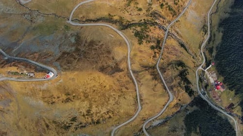 Famous Transfagarash Mountain Road