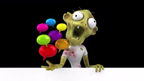 Fun zombie - 3D Animation