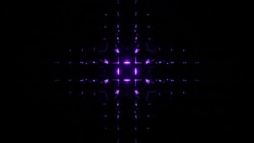 Purple Abstract Cube Volume Background VJ Loop in HD