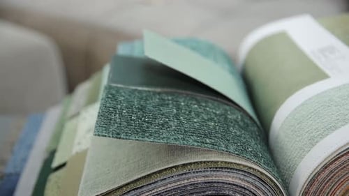 Fabric Swatch Book for Interior Design and Decoration