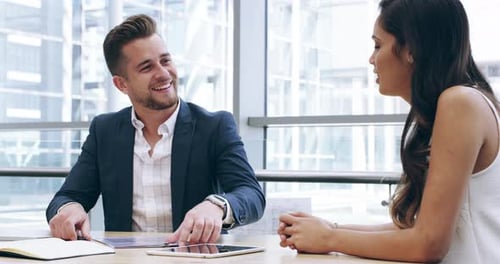 Business Meeting Ends with Successful Handshake