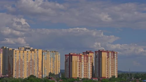 View on Buildings in Sunlight
