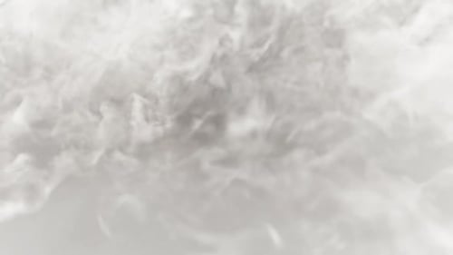 Boucle de fond de fumée blanche ondulante