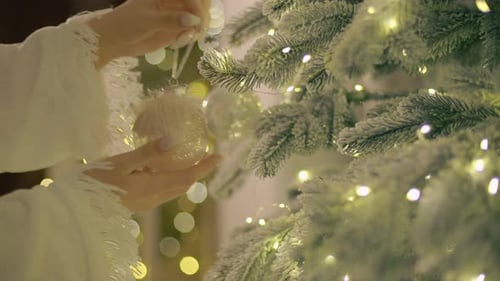 Christmas Tree Decoration Process