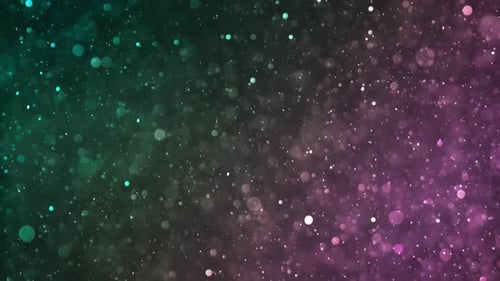 Abstract Bokeh Particles with Gradient Color Scheme