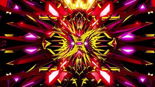 Holiday Carnival Vj Loop Background For Party Multicolored HD