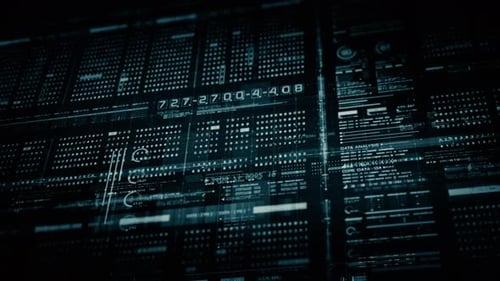 Advance Data Matrix Simulation UI Background 05