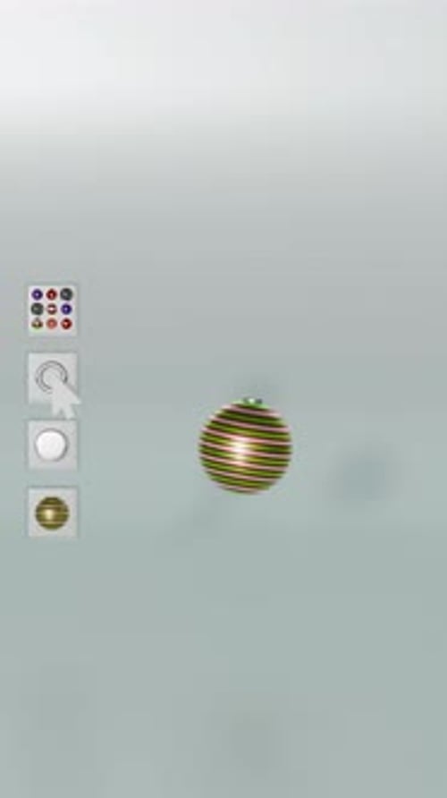 3D Loop Christmas Interface Animation