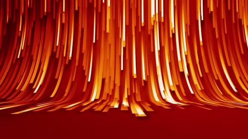Abstract Flowing Glowing Lines Dynamic Background Loop