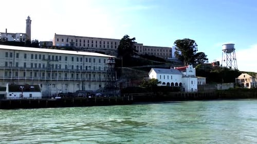 Aerial View Of Alcatraz Closeup 2