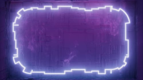 Animated Technology Led Frame Loop