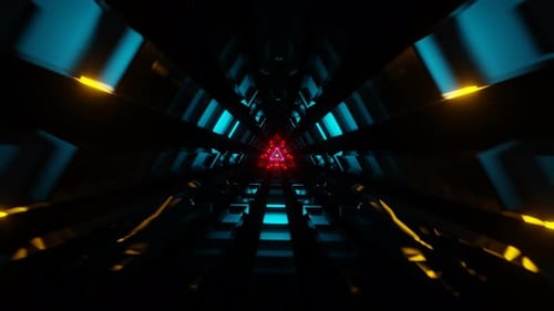 Hypnotic and Vibrant Pulsating Neon Background in a Seamless Loop