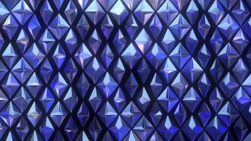 Blue Diamond Pattern Art