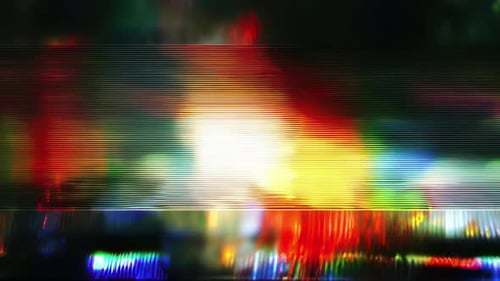 Dynamic Digital Glitch Color Spectrum Background