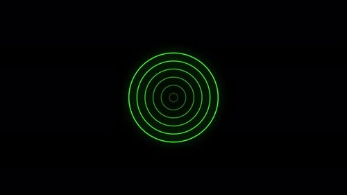 Radio waves signal animated. Vd 1