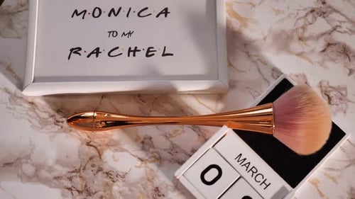 Makeup Brush, Calendar, and TV Show Sign