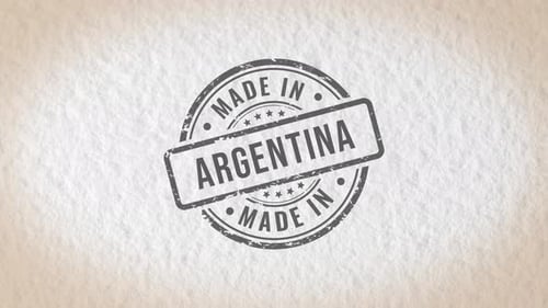Made In Argentina Stamp