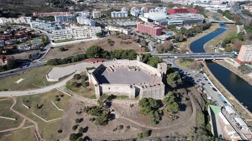 Stunning Fuengirola Castle Aerial Footage - Exploring the Beauty of Spain's Historical Castle