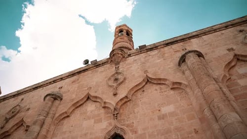 Bell Tower and Minaret of the Historical Mosque and Church Building