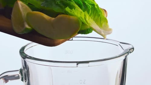 Obst & Gemüse Herbst Blender Bowl Closeup