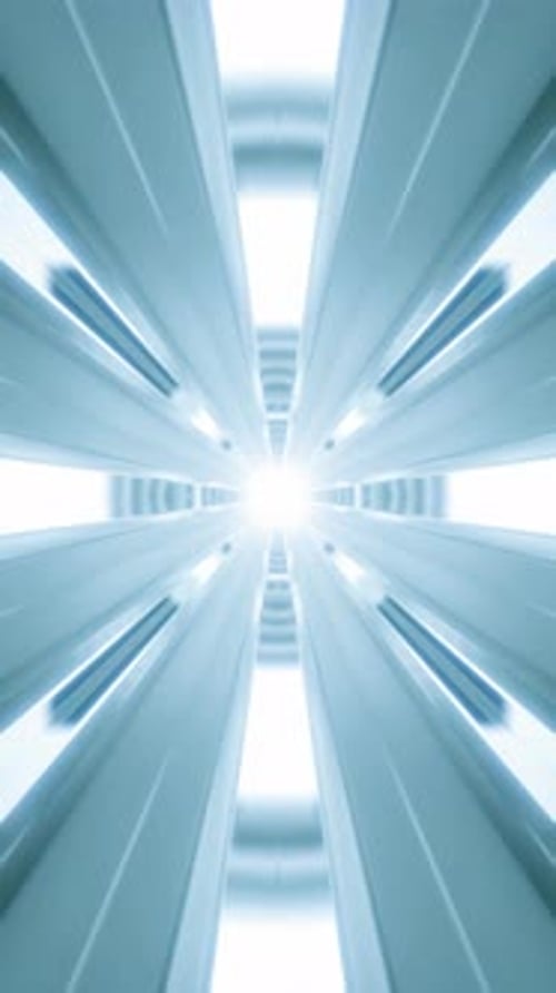 Tunnel de vitesse futuriste