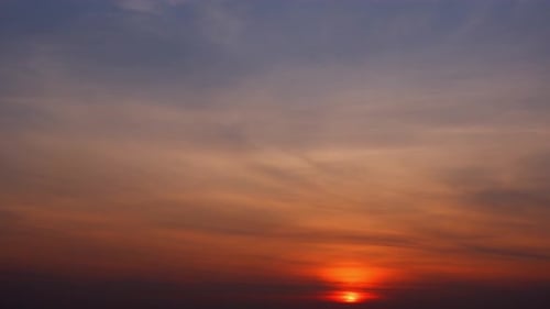 Stunning Time Lapse of Colorful Sky at Sunset