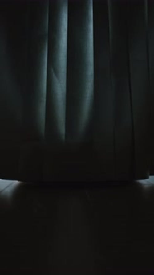 Airport Security Checkpoint Close Up of Suitcase Moving Inside the Advanced Xray Scanner