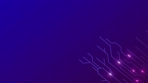 Circuit Board Digital Data moving on CPU loop backgrounds. Computer Processing and data.