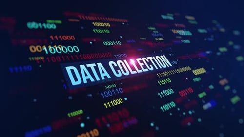 Contexte du code binaire numérique de Collection de données