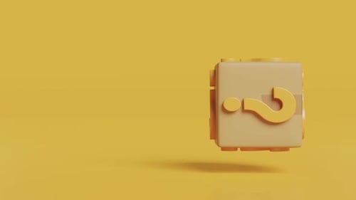 Moving question mark animation