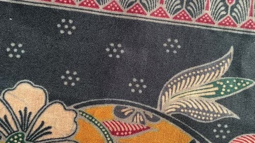 Indonesian batik cloth