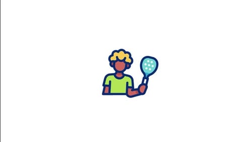 Padel Animated Icon