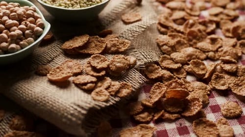 Dried Legumes, Grains, and Healthy Food Ingredients