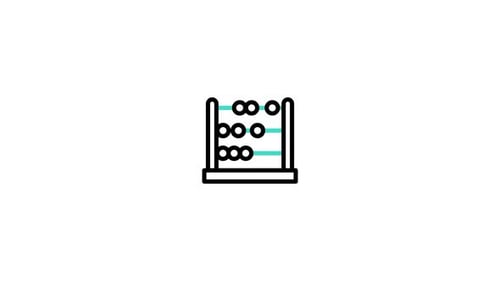 Animiertes Abacus-Symbol