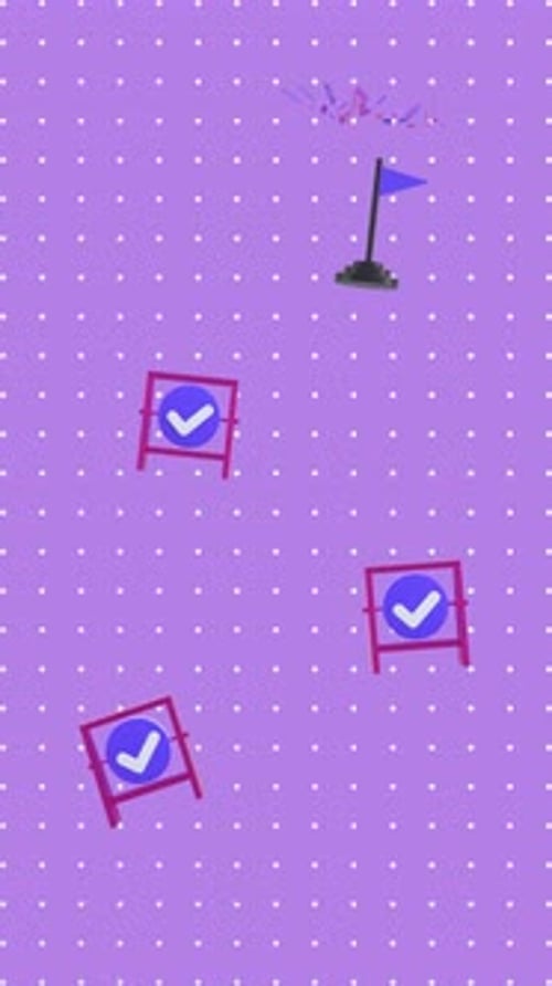 Goal Setting and Task Management Animation In Vertical Video.