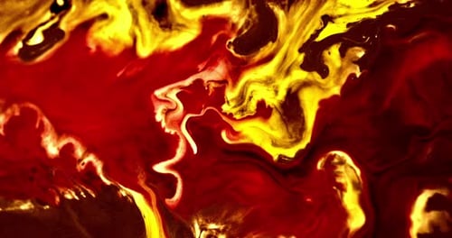Fiery Abstract Liquid Background