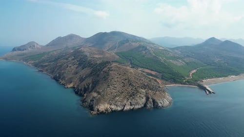 Mediterranean island Gokceada.